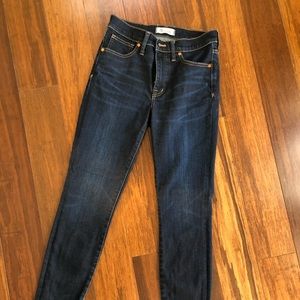 Madewell high rise skinny